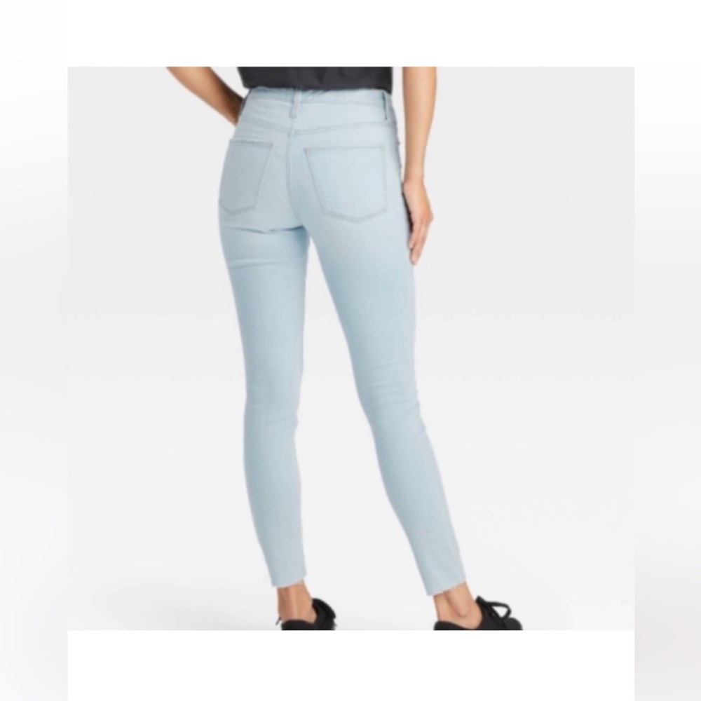 CROFT & BARROW Pullon Effortless Stretch High Rise Light Blue Jeans 18 NWOT